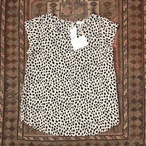 Joie Rancher B leopard print blouse